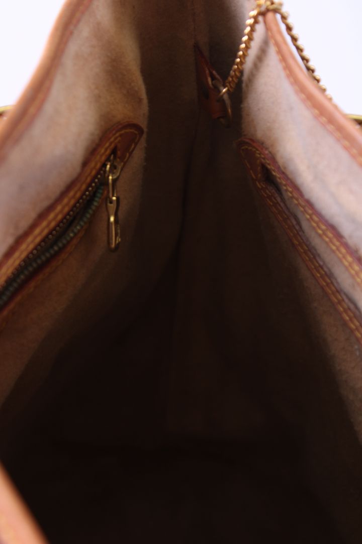 Louis Vuitton Tote Bag bucket GM Handbag Brown Monogram