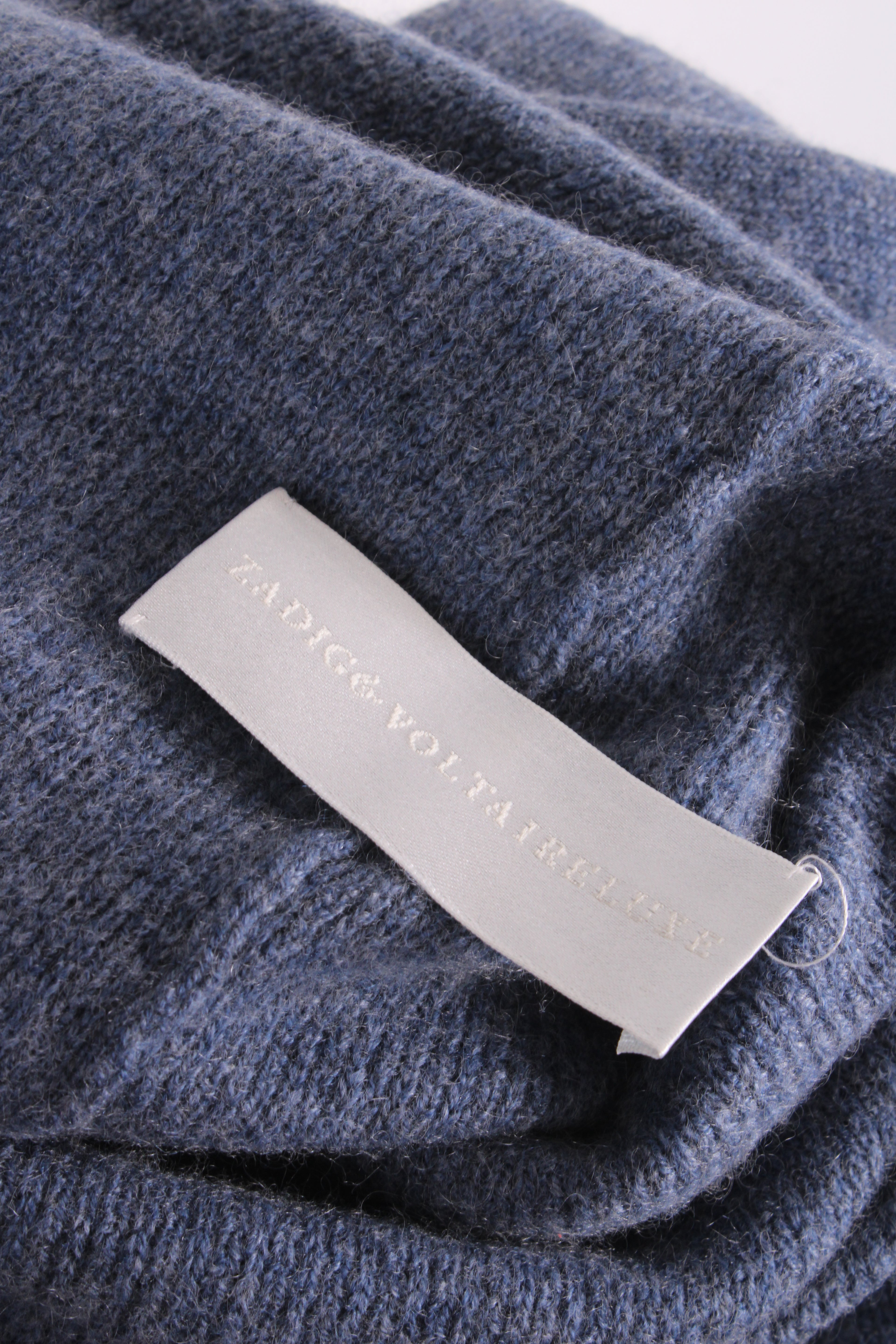 Zadig & Voltaire Cashmere Waterfall Cardigan Blue OS
