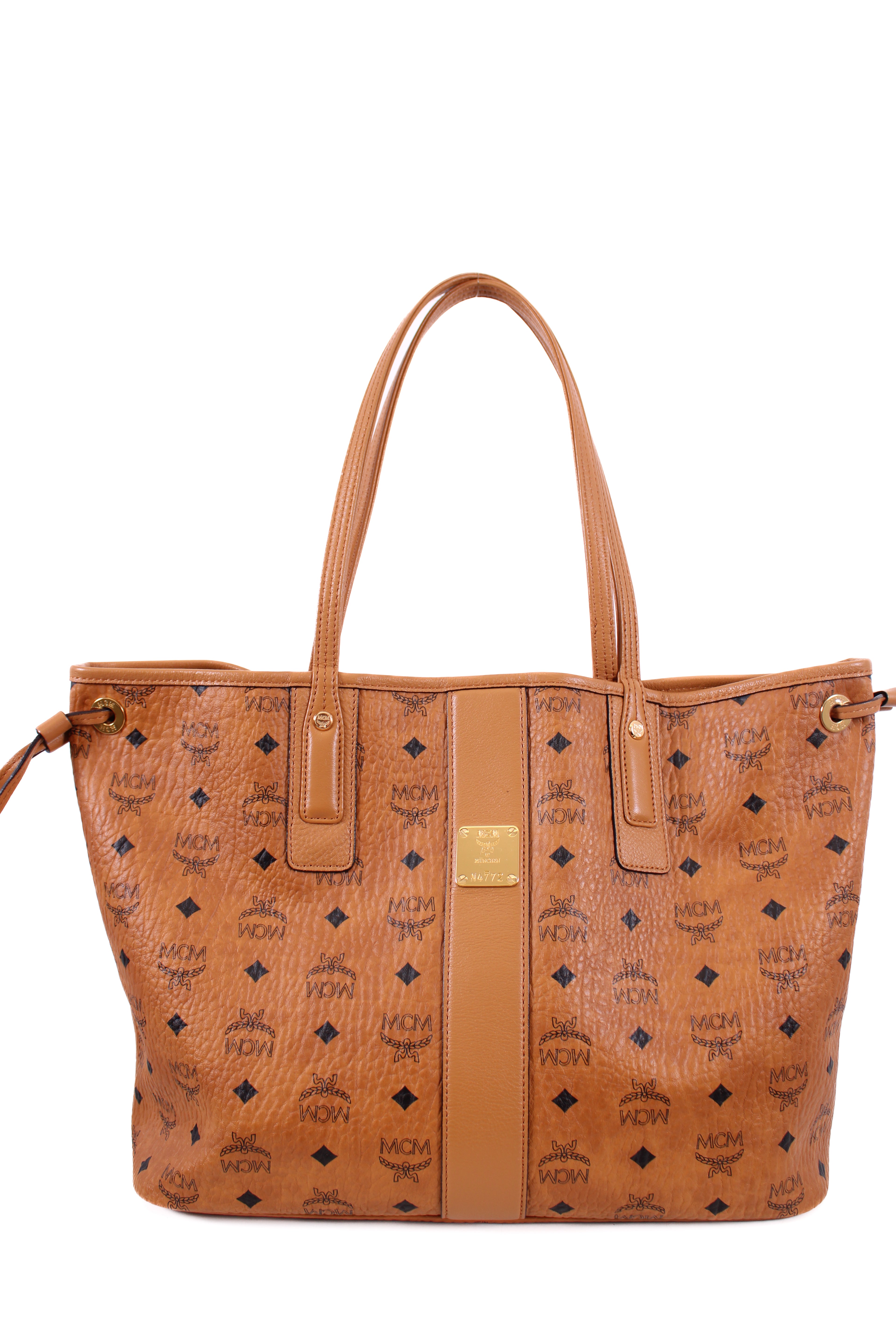 Tan Liz reversible shopper