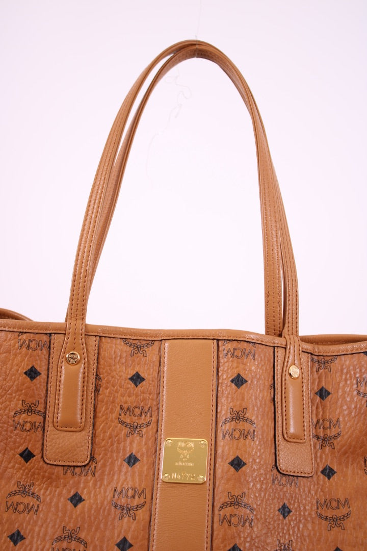 Tan Liz reversible shopper
