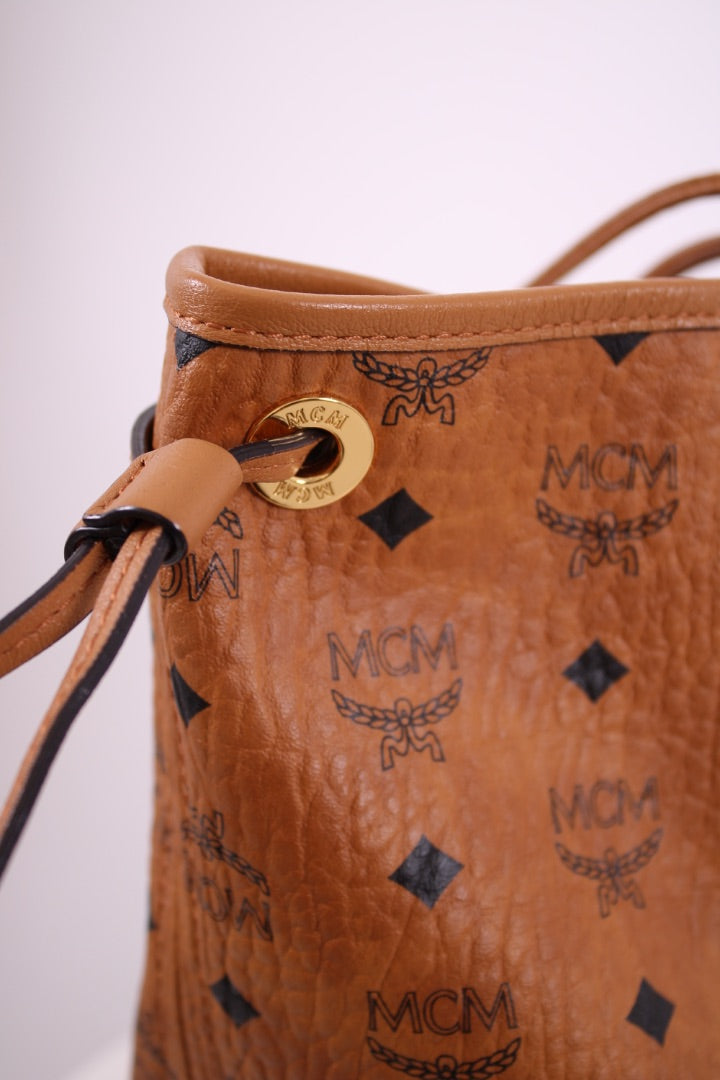 Tan Liz reversible shopper