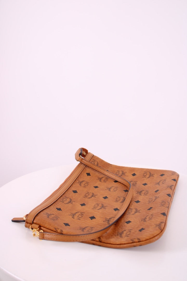 Tan Liz reversible shopper