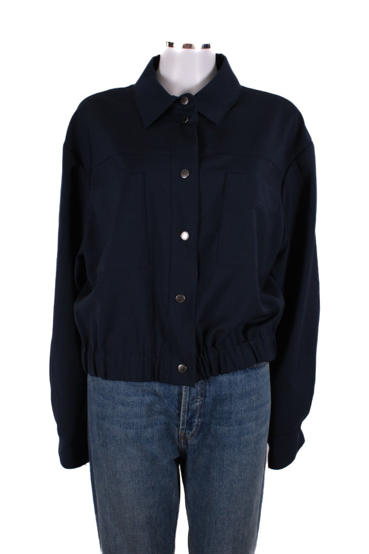 Weekend MaxMara Bomber Jacket Navy 16