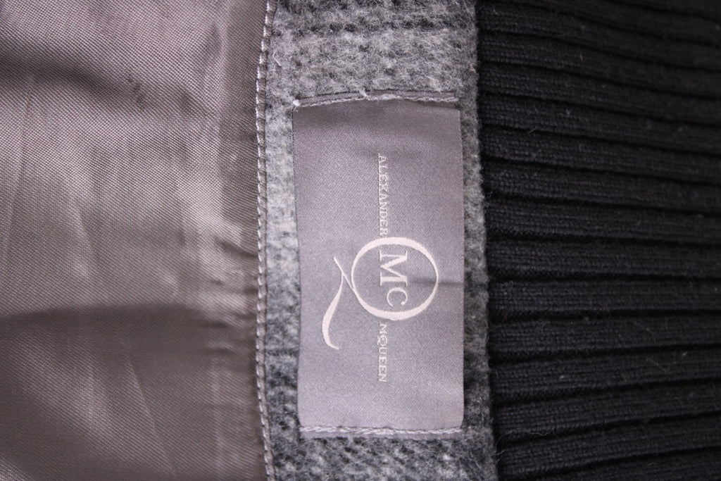 Alexander McQueen Flannel Check Bomber Grey Check 52