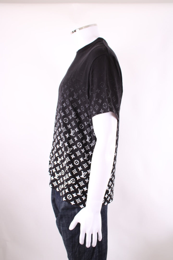 Louis Vuitton Monogram Gradient T-shirt Black XL