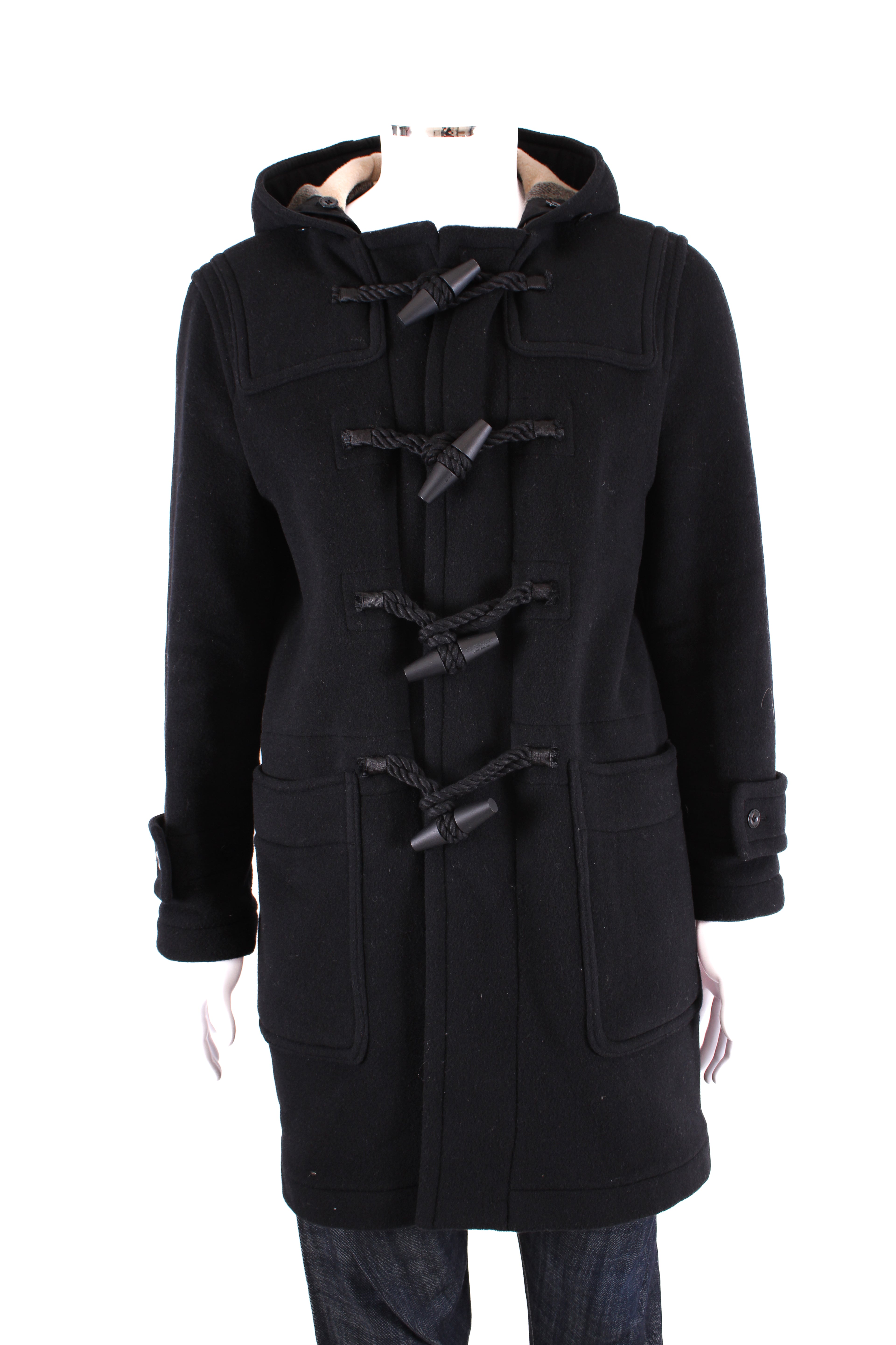 Burberry Duffle Coat Black M