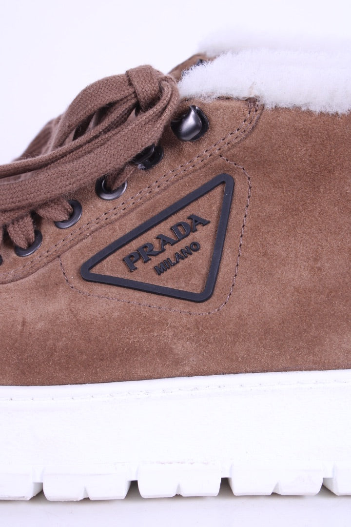 Prada Suede boots Beige 41