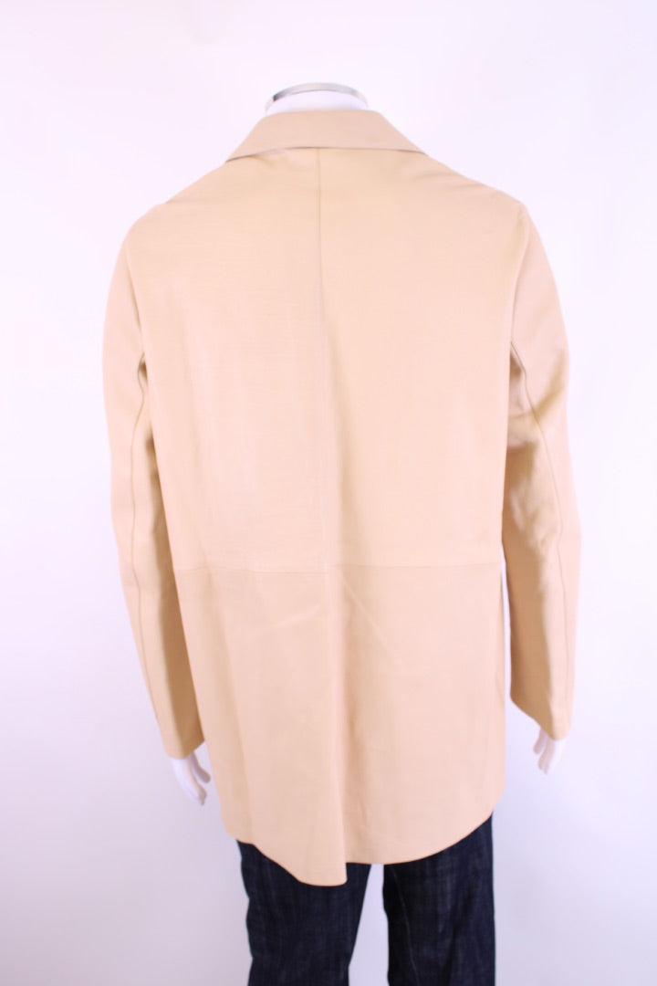 Prada Leather Blazer Beige 52