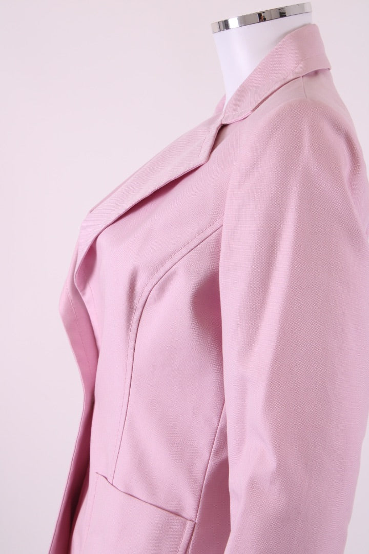 Valentino Single Breasted Jacket Pink 12