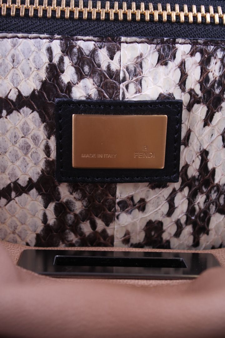 Fendi Peekaboo Tote Bag Beige