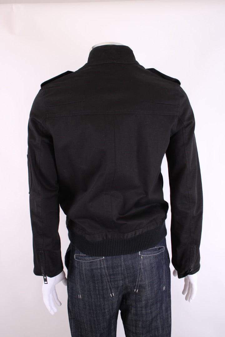 Dior Military Bomber Jacket Black M