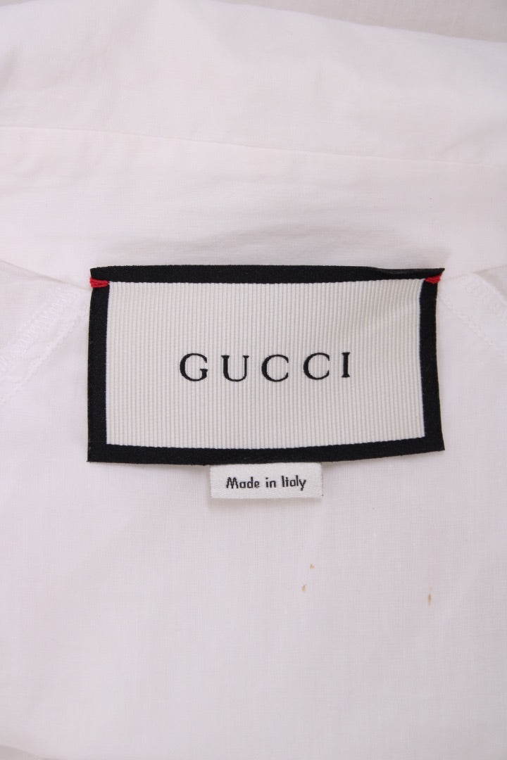 Gucci Ruffle Collar Blouse White M