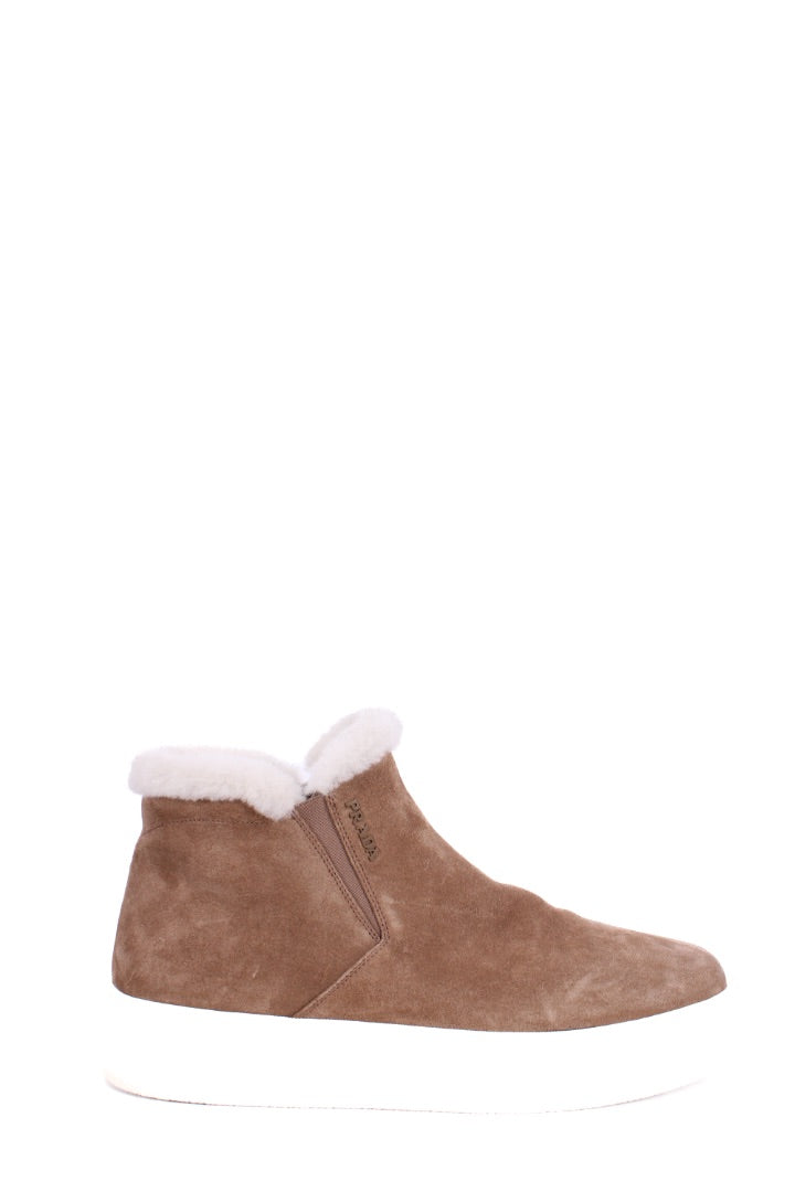 Prada Suede boots Beige 41