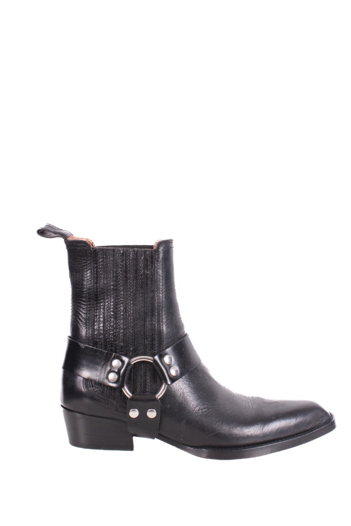 Paris Texas Helena Biker Ankle Boots Black 37.5