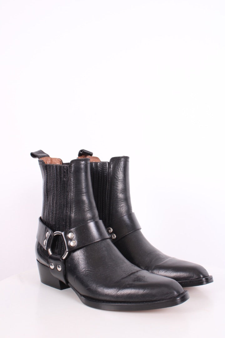 Paris Texas Helena Biker Ankle Boots Black 37.5