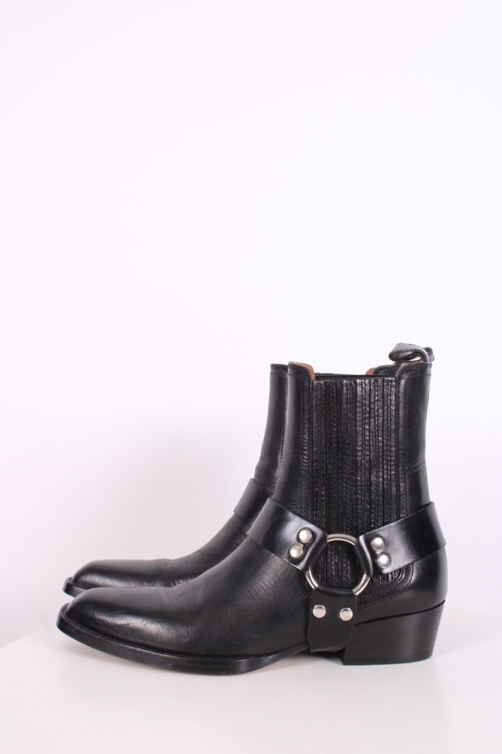 Paris Texas Helena Biker Ankle Boots Black 37.5