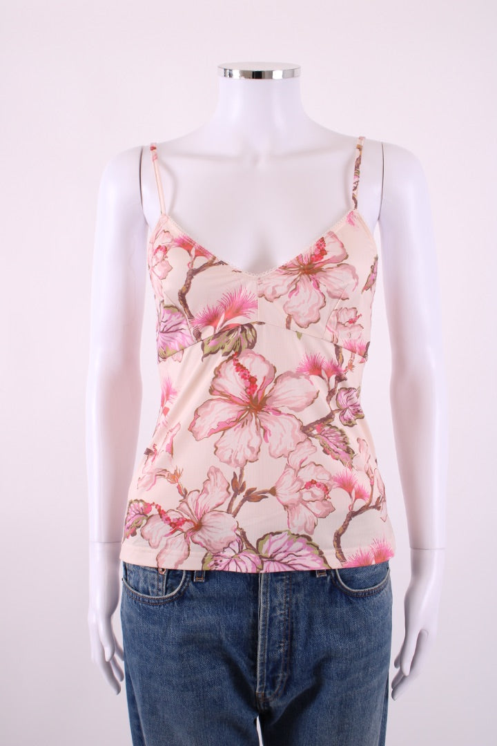 Zimmermann L/S Floral Blouse Cream/ Pink 10