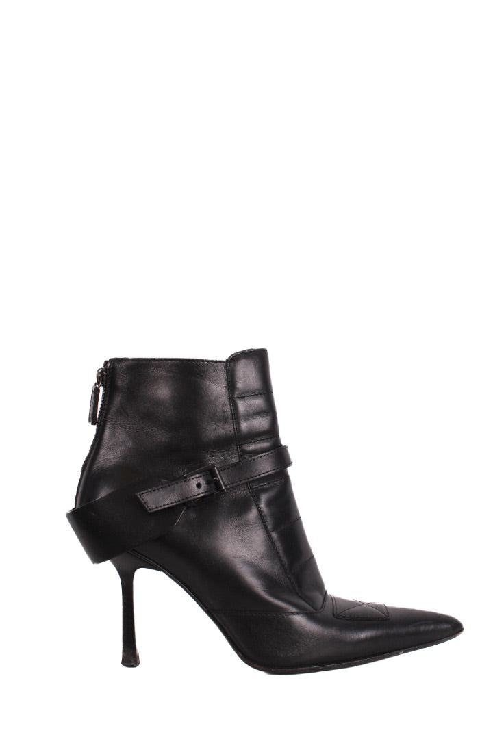 Gucci Ankle Boot Heels Black 5.5