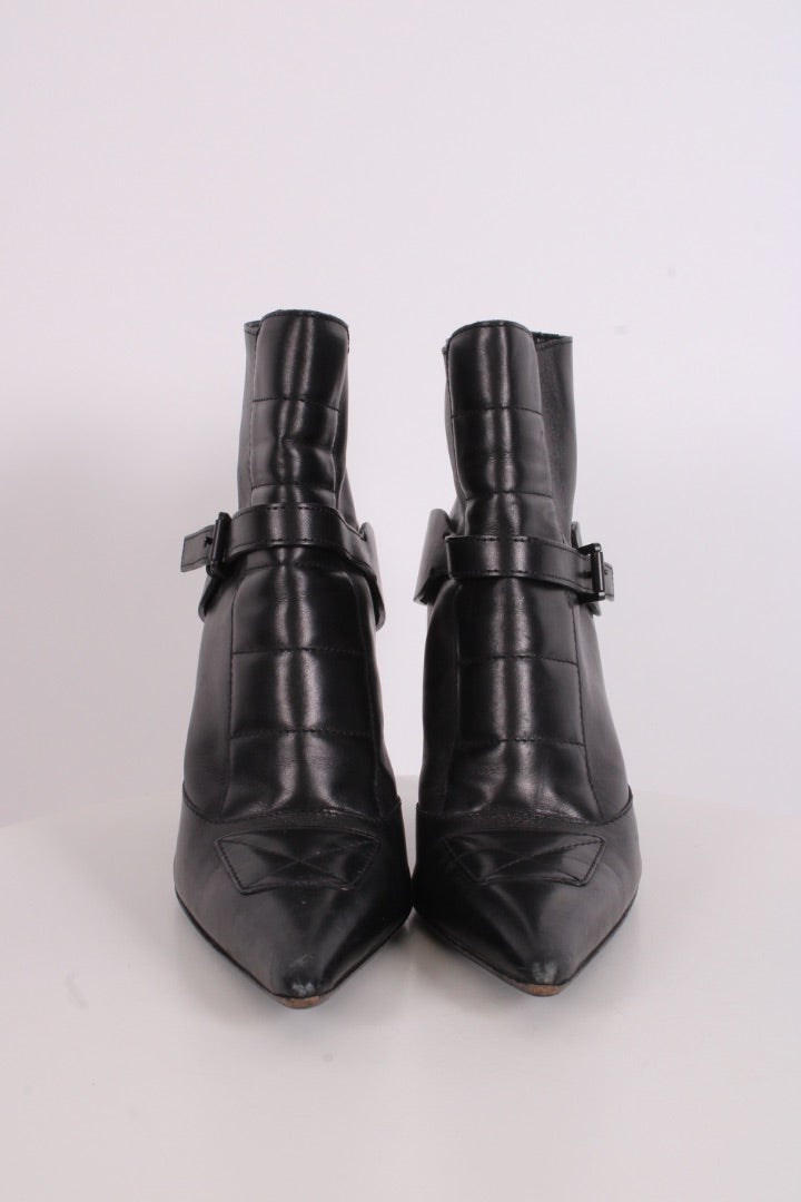 Gucci Ankle Boot Heels Black 5.5