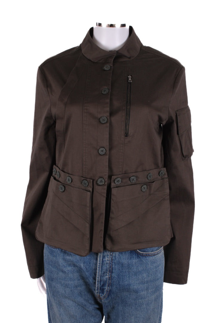 Lotus Eaters Detachable Pocket Jacket Green S