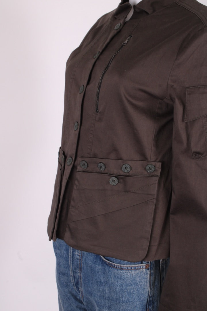 Lotus Eaters Detachable Pocket Jacket Green S