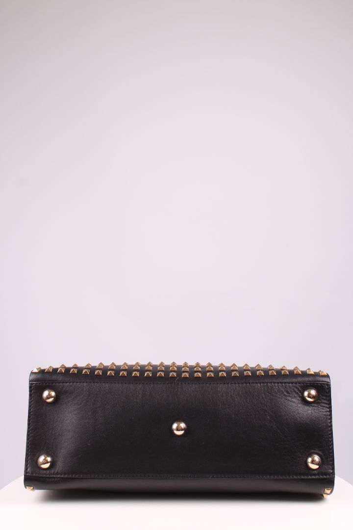 Valentino BAG rockstud dome shopper Black