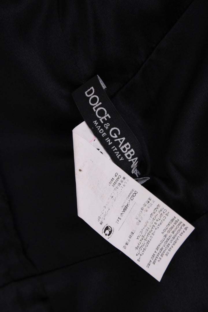 Dolce & Gabbana S/S Cherry Blossom Dress Black/ Pink S