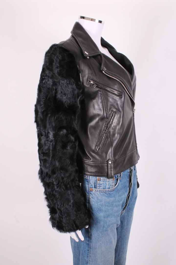Claudie Pierlot Leather Jacket Black 12