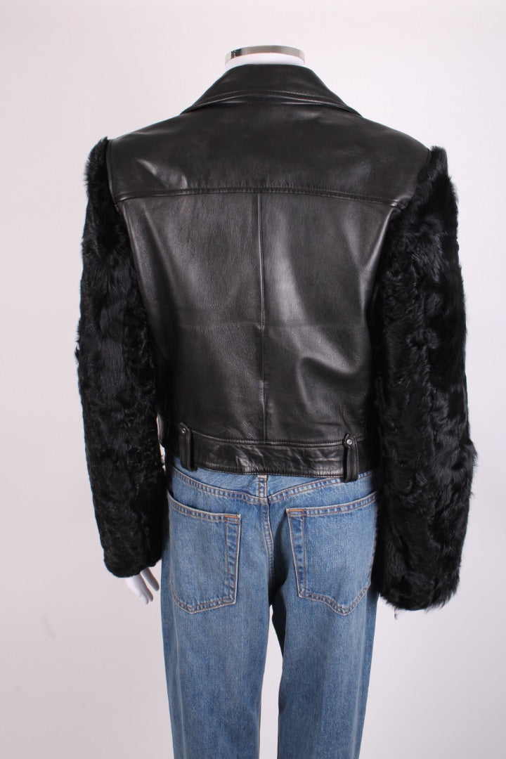Claudie Pierlot Leather Jacket Black 12