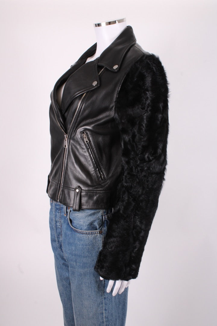 Claudie Pierlot Leather Jacket Black 12