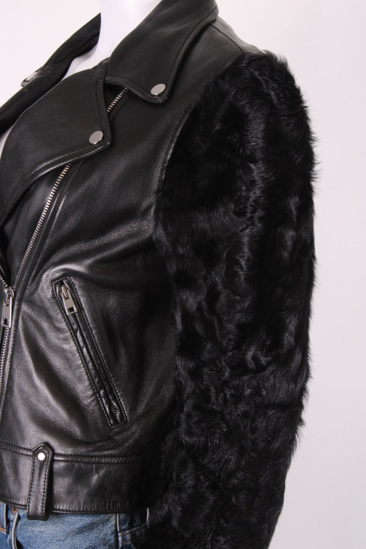 Claudie Pierlot Leather Jacket Black 12