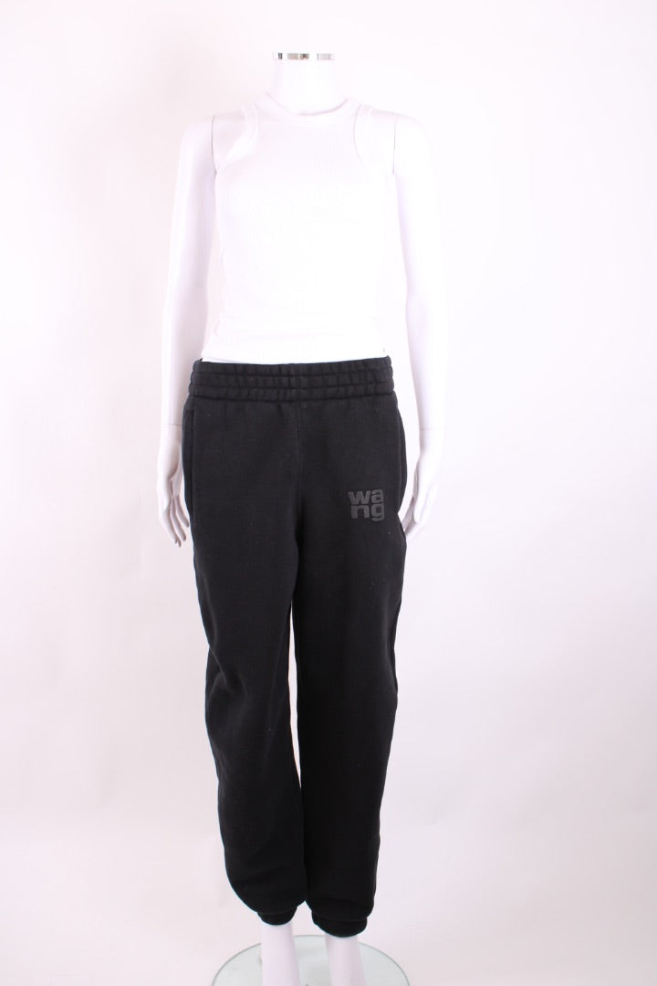 T By Alexander Wang Logo Joggers Black XS