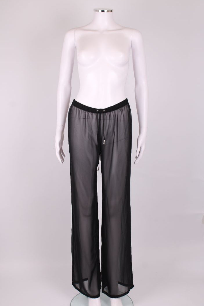 Dolce & Gabbana Sheer Beach Trousers Black S