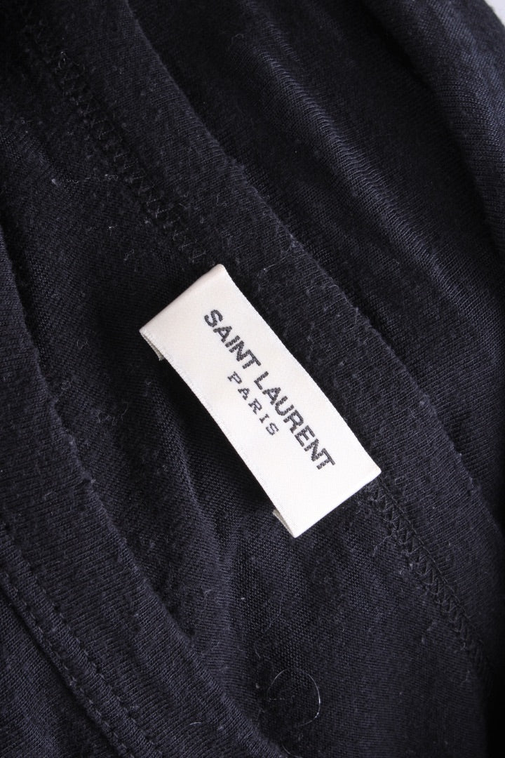 Saint Laurent Lightning Bolt Logo T-shirt Black S