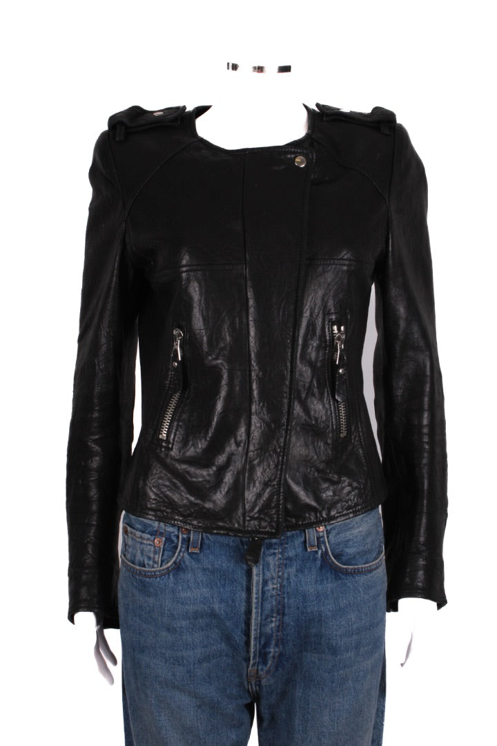 Isabel Marant Leather Jacket Black S