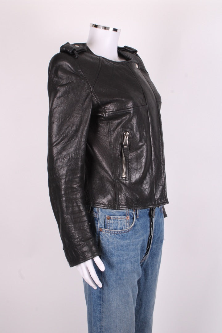 Isabel Marant Leather Jacket Black S