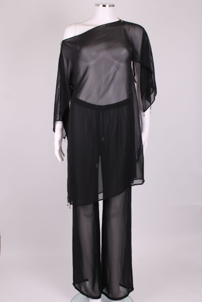 Dolce & Gabbana Sheer Beach Trousers Black S