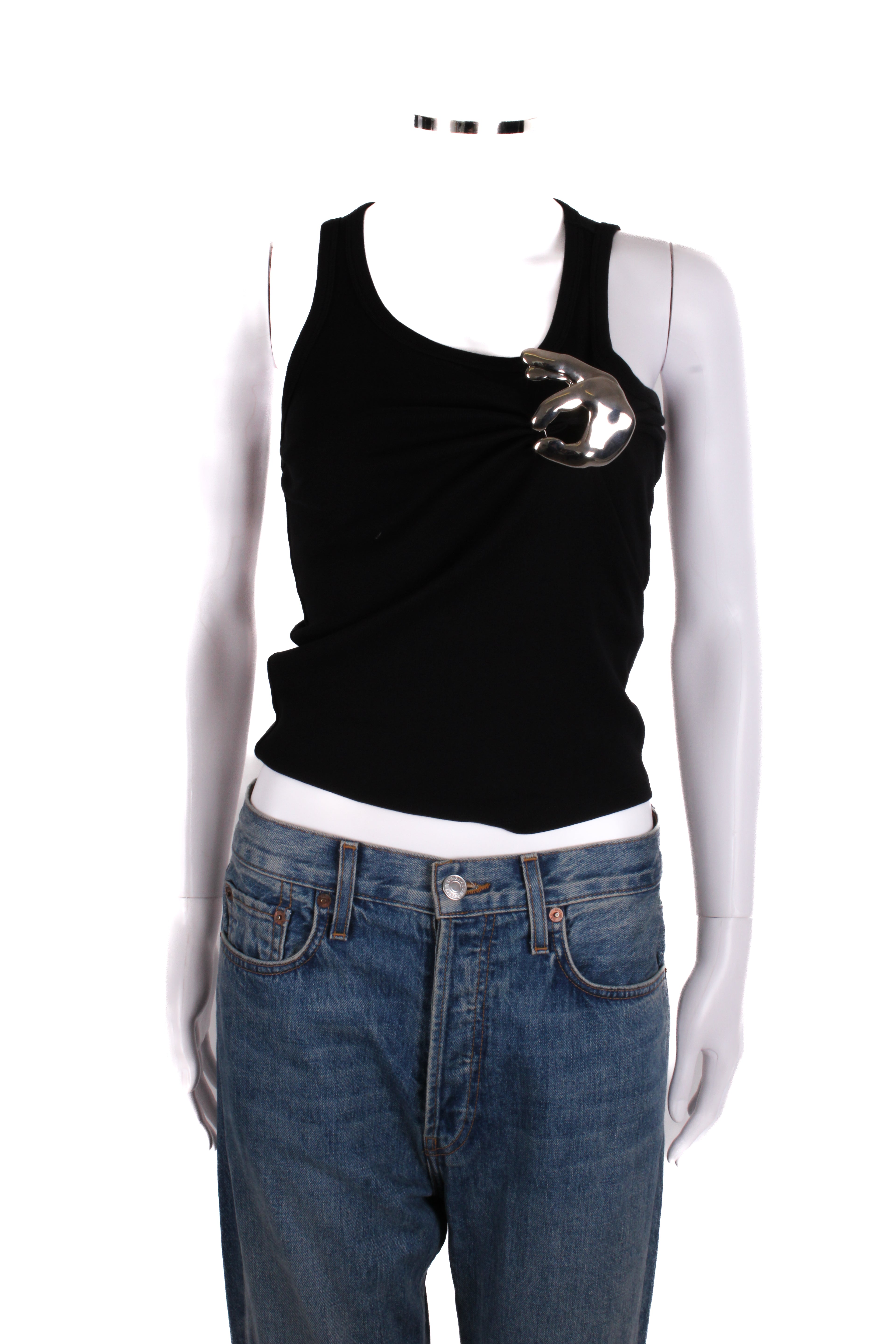 Coperni Emoji Brooch Vest Black S