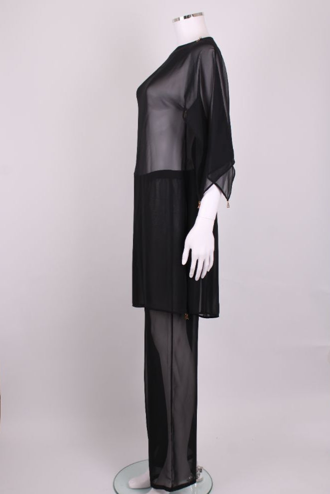 Dolce & Gabbana Sheer Beach Trousers Black S