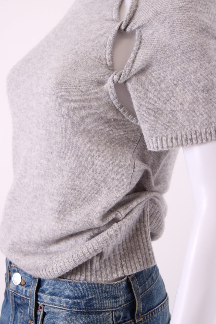 Christopher Esber S/S Cut Out Jumper Grey S