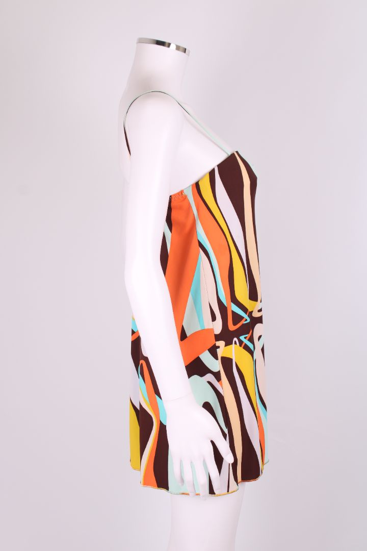 Missoni Mare S/S Swirl Print Top Mint/ Orange S
