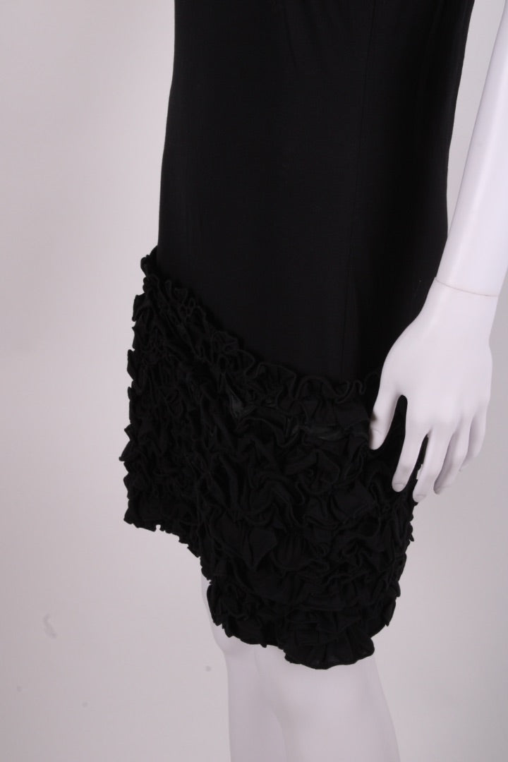 Stella McCartney ruffle base dress Black 10