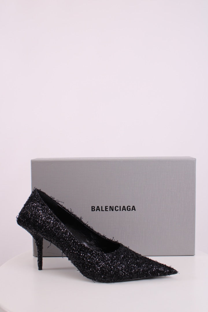 Balenciaga Court Heels Black 40