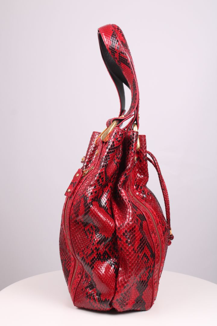 Michael Kors Snake Skin handbag Red