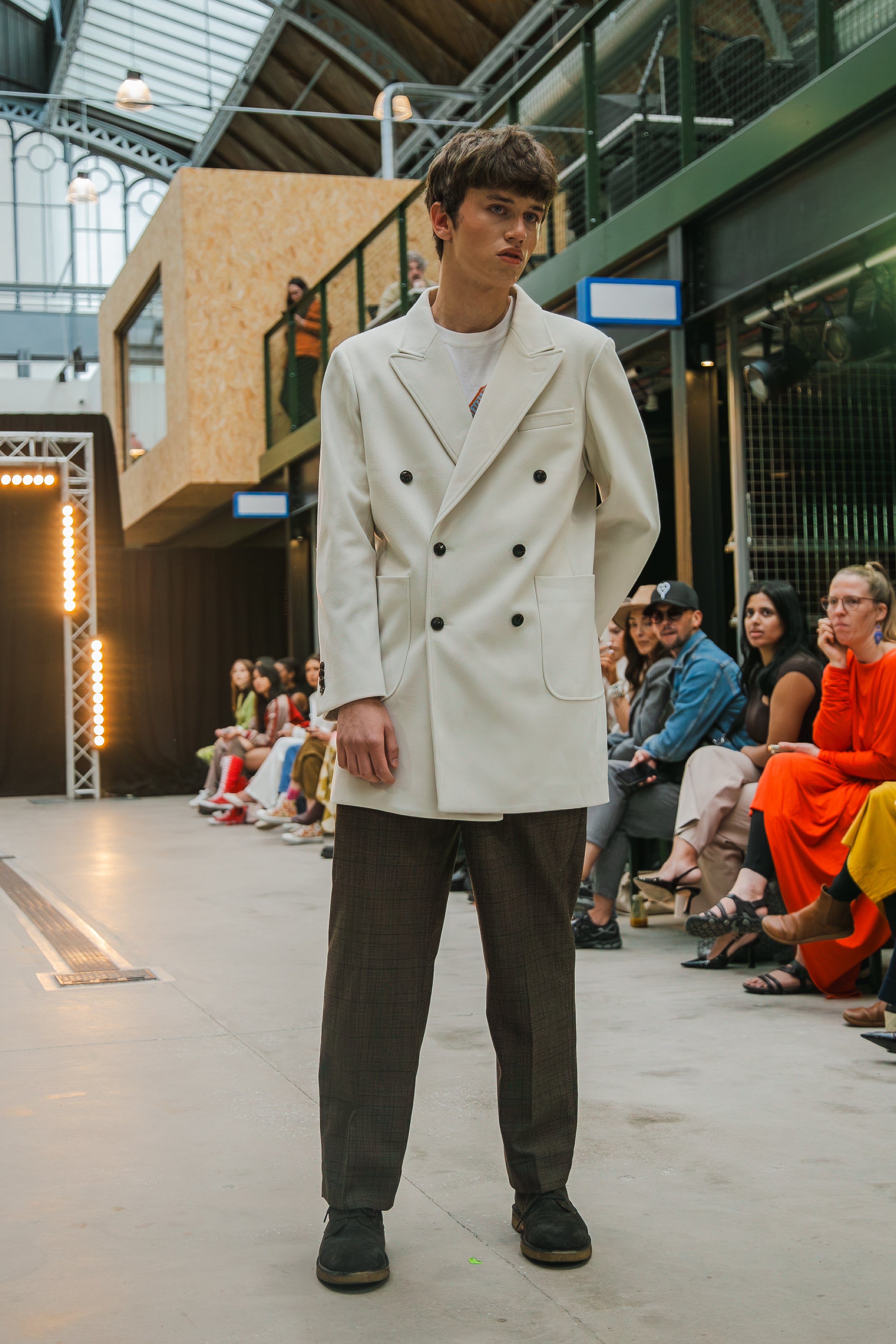 Celine Straight Leg Trousers Brown L