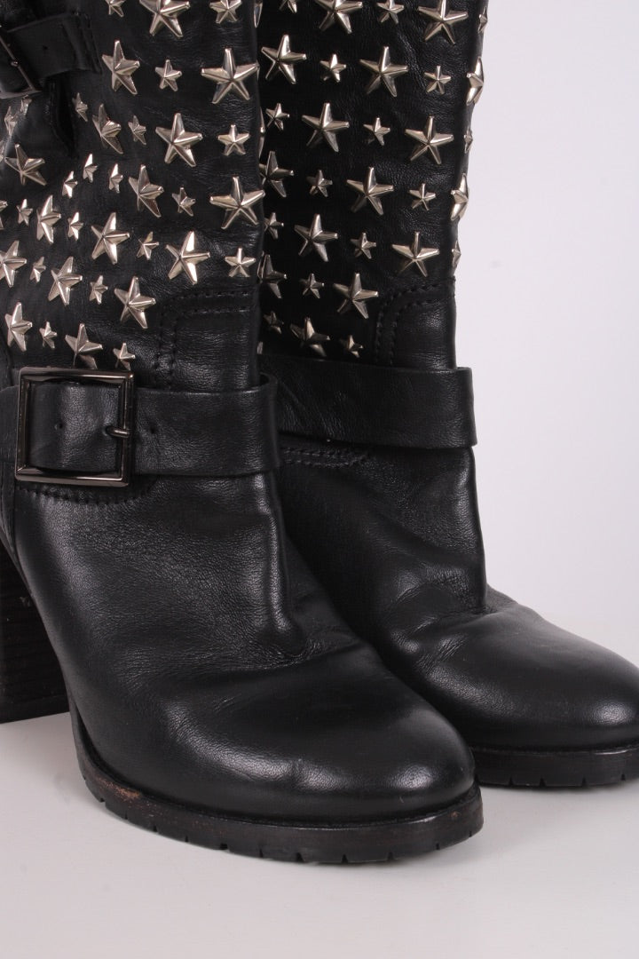 Jimmy Choo T-shirt Black/silver studs 5