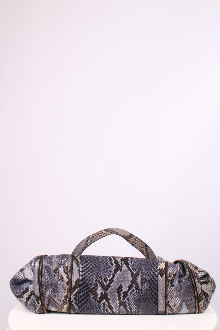 Michael Kors Python zip hobo handbag Blue