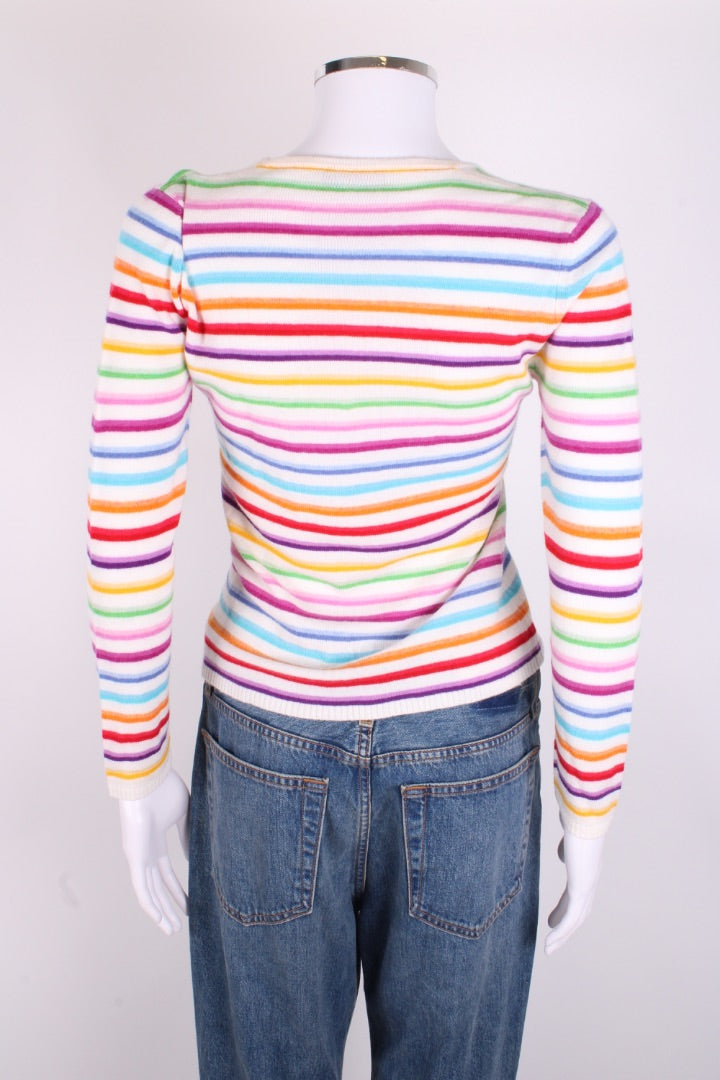 Richard Grand Cashmere knit V neck Multicoloured S