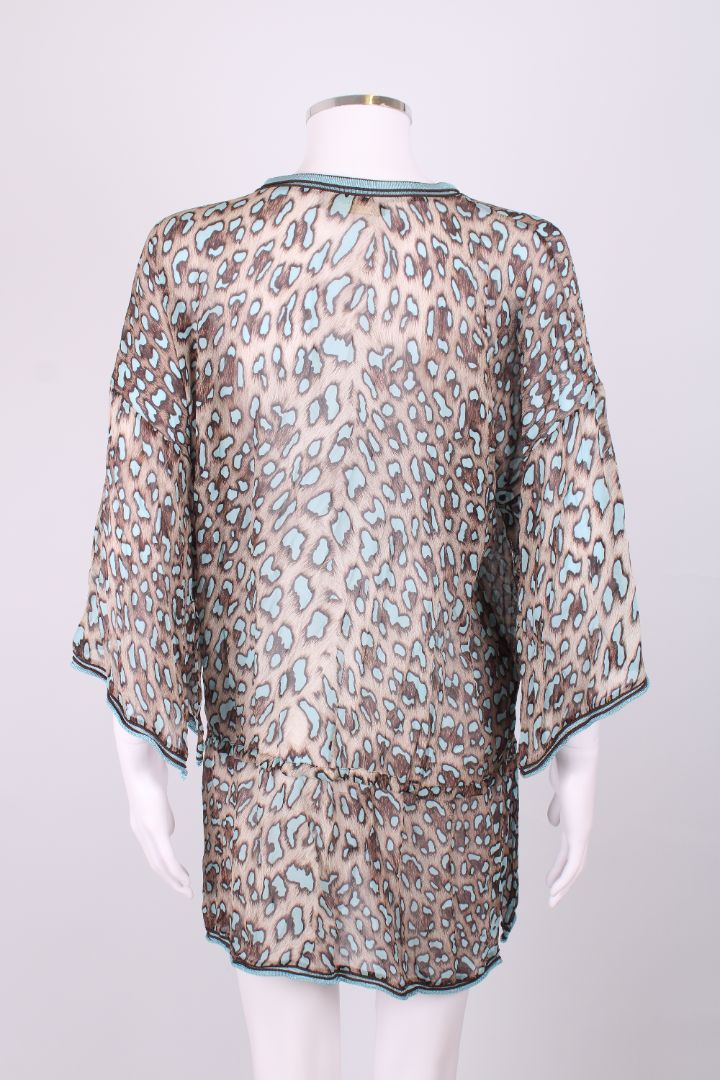 Robert Cavalli Blouse Brown/ Blue 10