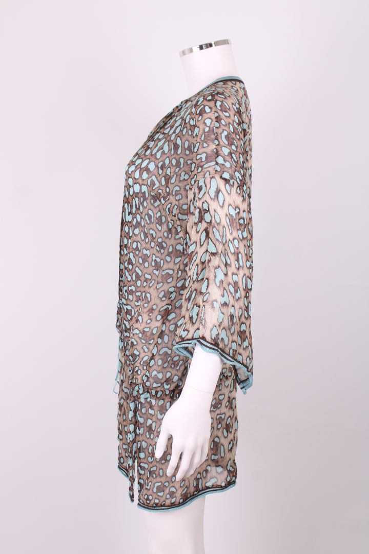 Robert Cavalli Blouse Brown/ Blue 10